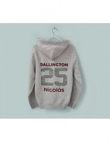Sudadera personalizada con números y...