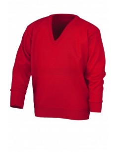 Jersey Cuello Pico ROJO 30%...