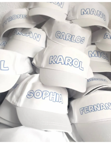 Gorra personalizable